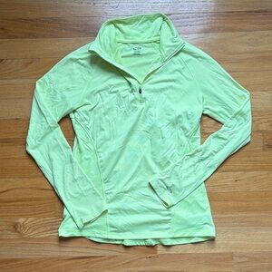 Champion Neon Green Quarter-Zip Pullover